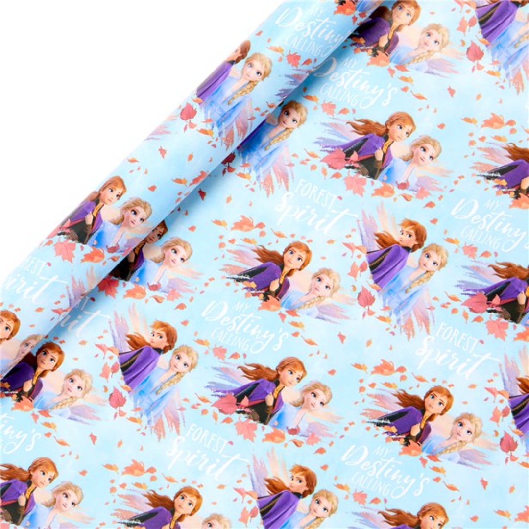 2m Wrapping Paper Roll - Disney Frozen - Maqio