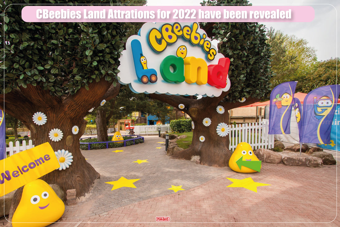The first photographs of the brand new CBeebies Land attractions for 2022 have been released by Alton Towers