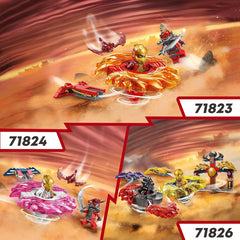 Lego Ninjago 71823 Kais Dragon Spinjitzu Spinner 2 Minifigures Construction Playset