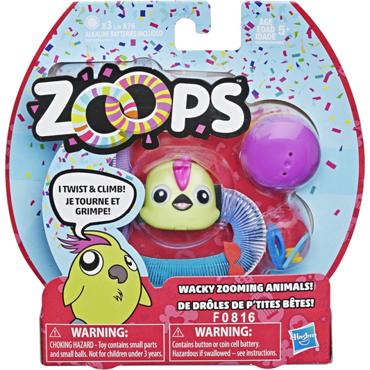 Zoops Electronic Twisting Zooming Climbing Toy - Party Cockatoo
