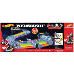 Hot Wheels Mario Kart Rainbow Road Track