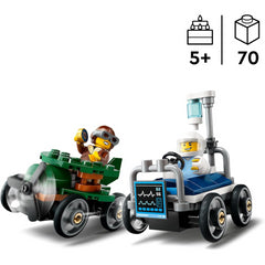 Lego City 60459 Aeroplane Vs Hospital Bed Construction Playset