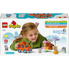Lego Duplo 10458 Ice Cream Trip With Bluey Building Toy