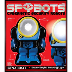 Spybots Spotbot Cybernetic Security Robot LED Search Light Toy