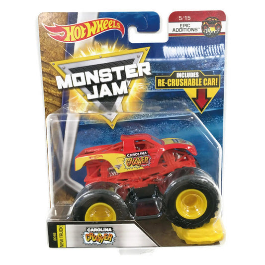 Hot Wheels Monster Jam Re-Crushable Car Bundle
