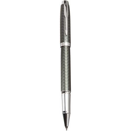 Parker IM Rollerball Pen Dark Green with Fine Point Black Ink Refill