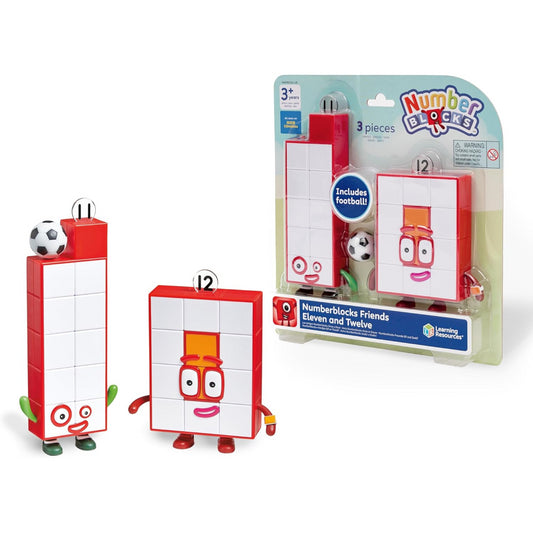Learning Resources Numberblocks Friends 11 and 12 Math Learning Toys