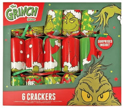 The Grinch 12-Inch Christmas Crackers 6 Pack