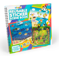 Abeec Reusable Sticker Scene Book Kids Activity Book