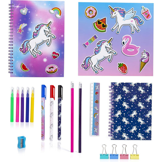 Abeec Unicorn Magic Stationery Set Kids Craft Supplies