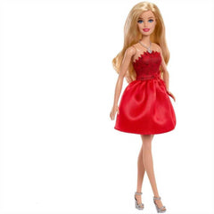 Barbie Mattel 80th Anniversary Red Dress Doll