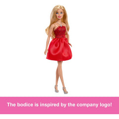 Barbie Mattel 80th Anniversary Red Dress Doll