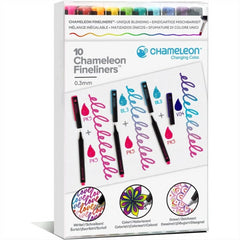 Chameleon Fineliners 10 Pack Drawing Pens