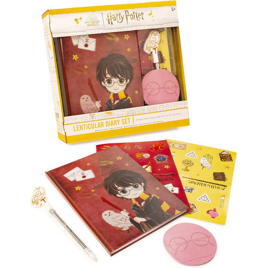 Harry Potter Wizarding World Lenticular Diary Set