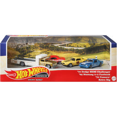 Hot Wheels Retro Rig Premium Muscle Car Set