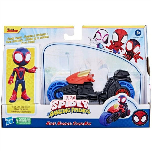 Marvel Spidey & Friends Miles Morales Spin Motorcycle