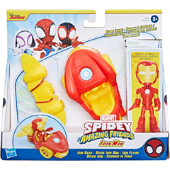 Marvel Spidey & Friends Iron Man Iron Racer Vehicle Set