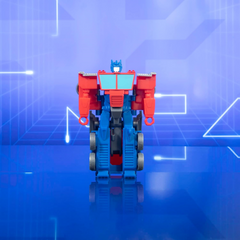 Transformers Earthspark Optimus Prime 1-Step Flip Changer