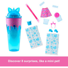 Barbie Pop Reveal Blue Unicorn Shakes Surprise Doll