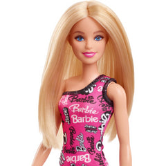 Barbie Pink One-Shoulder Dress Fashion Doll