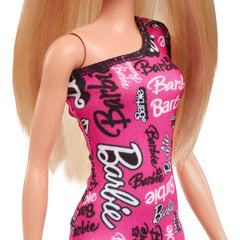 Barbie Pink One-Shoulder Dress Fashion Doll
