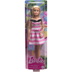 Barbie Pink & White Stripe Dress Anniversary Doll