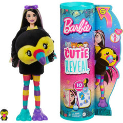 Barbie Cutie Reveal Toucan Jungle Series Plush Doll