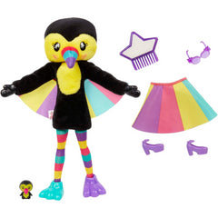 Barbie Cutie Reveal Toucan Jungle Series Plush Doll