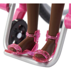 Barbie Fashionistas Afro Hair Doll with Wheelchair