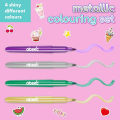 Abeec Scented and Metallic Colouring Set with Stickers