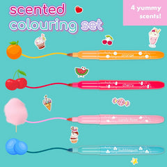 Abeec Scented and Metallic Colouring Set with Stickers