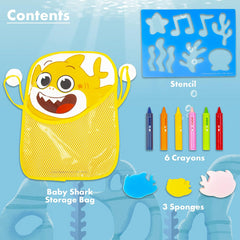 Baby Shark’s Big Show Bathtime Stencil Set