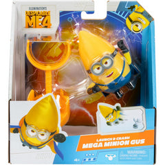 Despicable Me 4 Mega Minion Gus Launch and Crash Figure