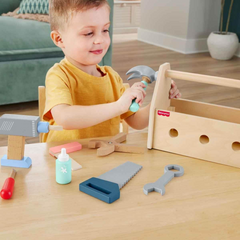 Fisher Price Wooden Tool Box Playset