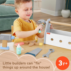 Fisher Price Wooden Tool Box Playset