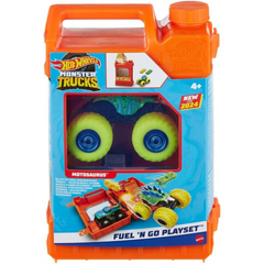 Hot Wheels Monster Trucks Motosaurus Fuel and Go Playset