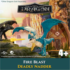 How to Train Your Dragon Fire Blast Deadly Nadder Figure