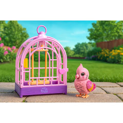 Little Live Pets Rosie Really Real Bird with Cage