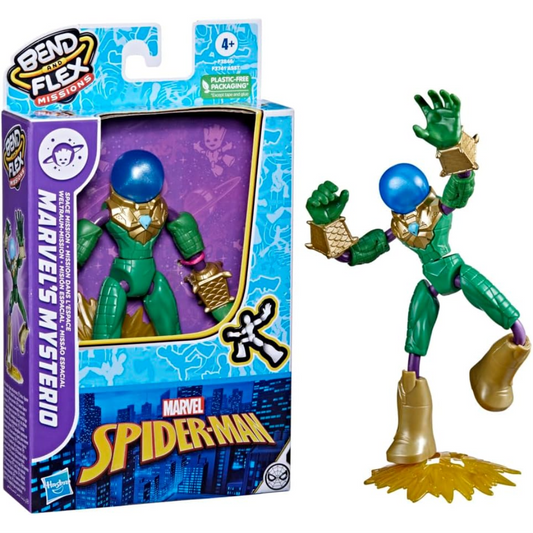 Marvel Spider-Man Bend and Flex Mysterio Action Figure