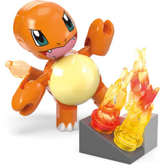 Mega Pokémon Charmander Fire Type Spin Building Set