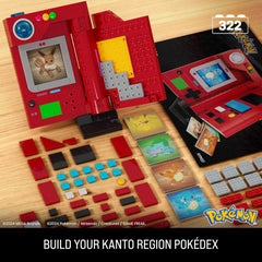 Mega Pokémon Kanto Region Pokédex Collector Building Set