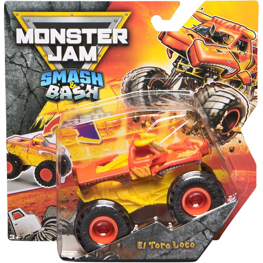 Monster Jam El Toro Loco Smash and Bash Playset
