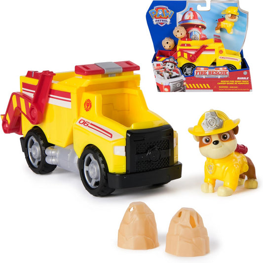 Paw Patrol Fire Rescue Rubble Fire Dump Truck