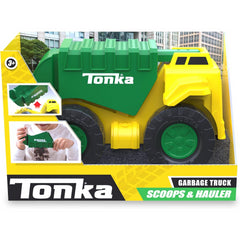 Tonka Scoop and Haulers Garbage Truck Green