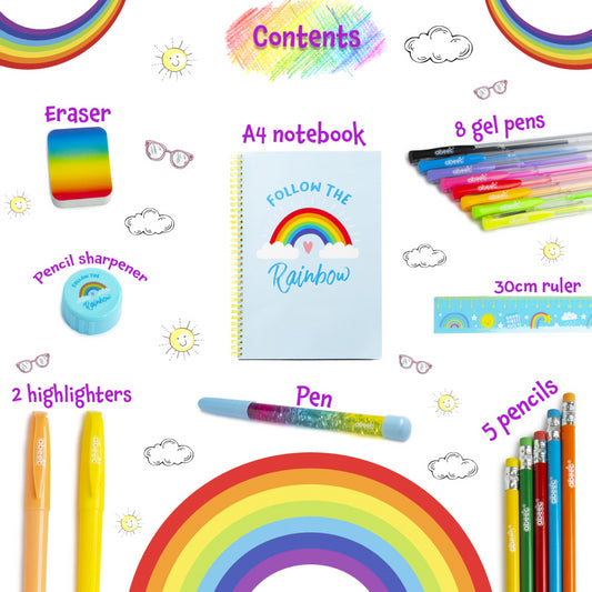 Abeec AMZ-0414 RAINBOW Stationery Set