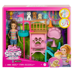Barbie and Stacie to the Rescue HRM10 PUPPY PLAYGROUND Playset