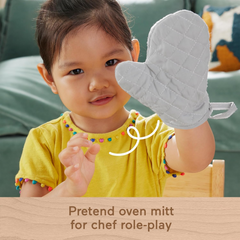 Fisher-Price Wooden Pots and Pans Play Set