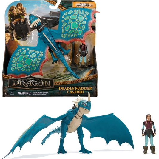 How to Train Your Dragon Deadly Nadder and Astrid Figure Set