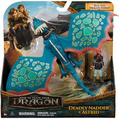 How to Train Your Dragon Deadly Nadder and Astrid Figure Set