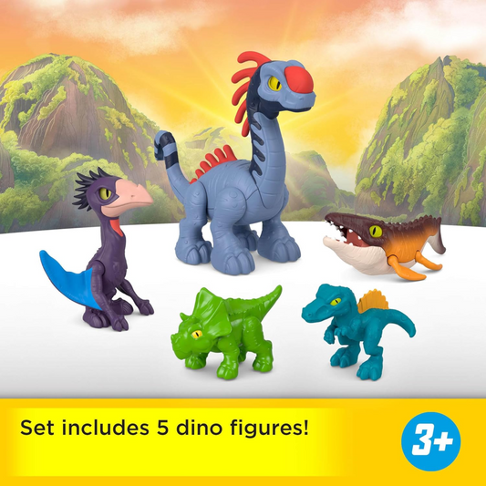 Imaginext Jurassic World Rebirth Land Sea and Air Multipack